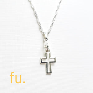 Silver Cross Necklace