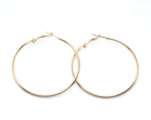 Load image into Gallery viewer, Gold Hoops -  Earrings
