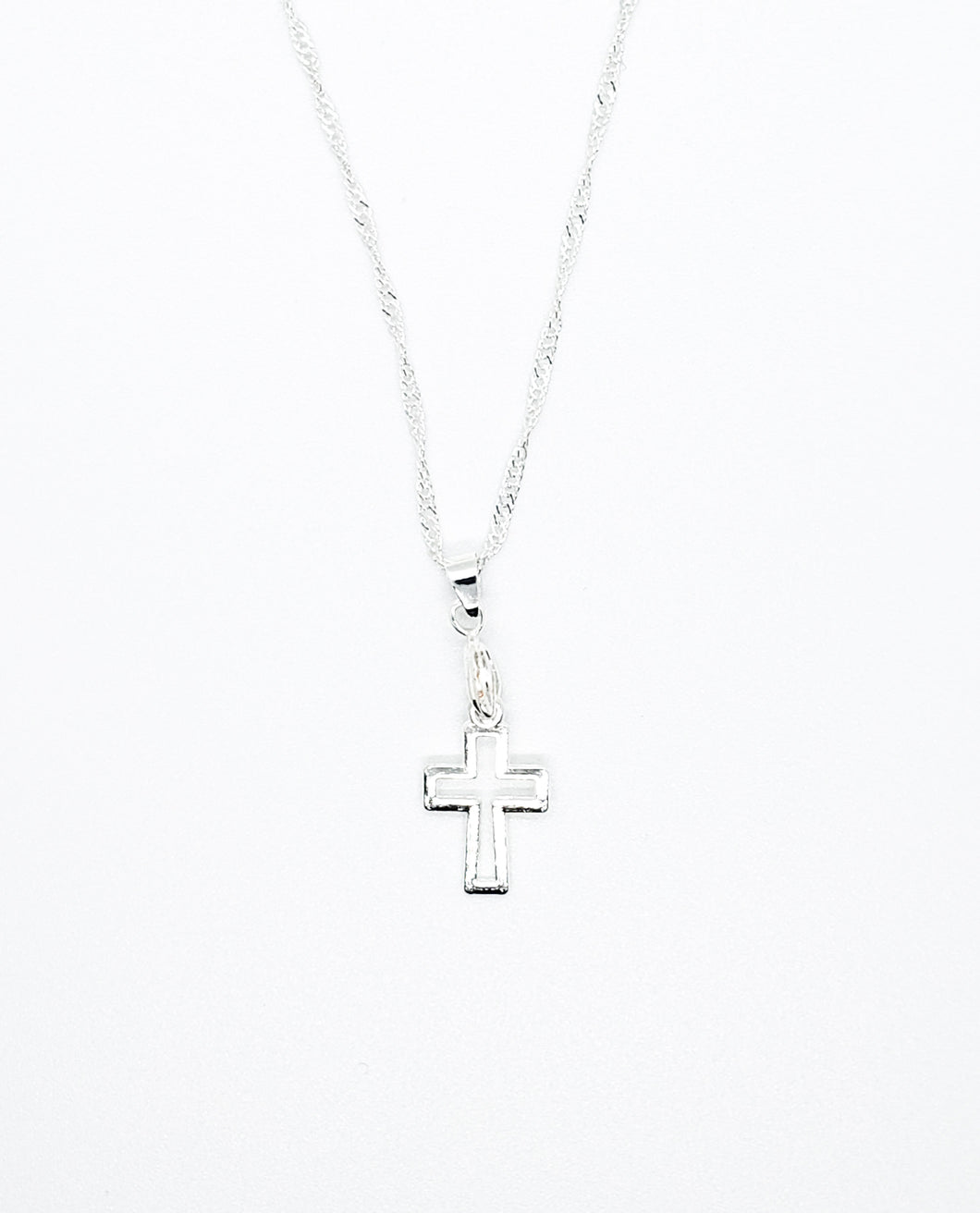 Silver Cross Necklace