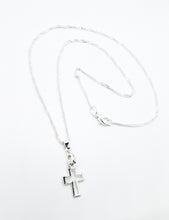 Load image into Gallery viewer, Silver Cross Necklace
